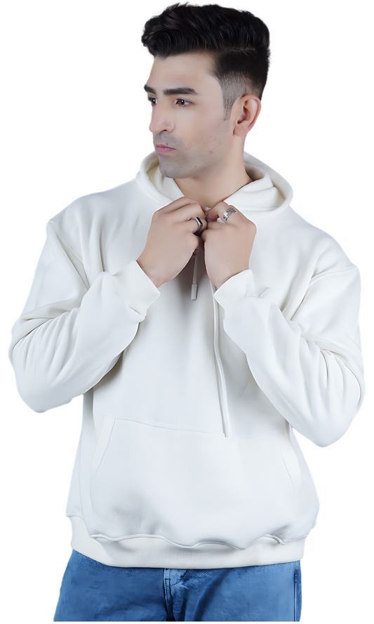 White Oversize Hoodie