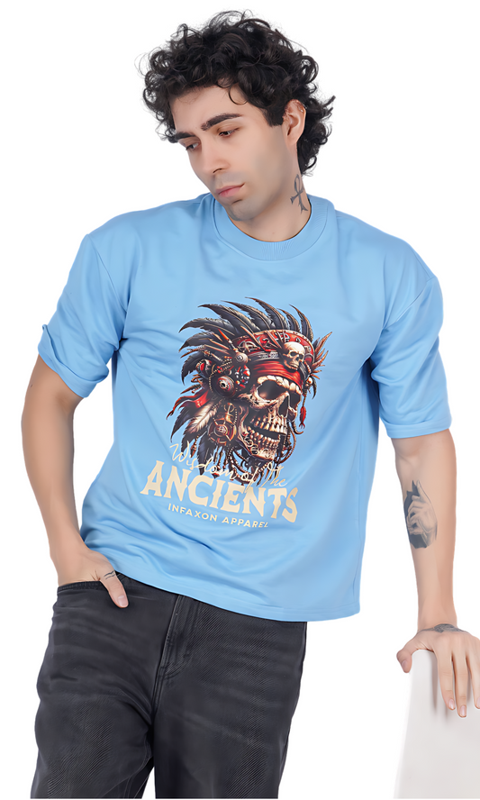 Ancient Sky Blue Oversize T-shirt