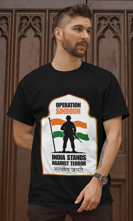 Operation Sindoor Satyamev Jayate oversize T-shirt