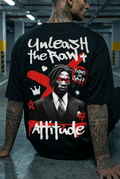 Attitude black Oversize T-shirt